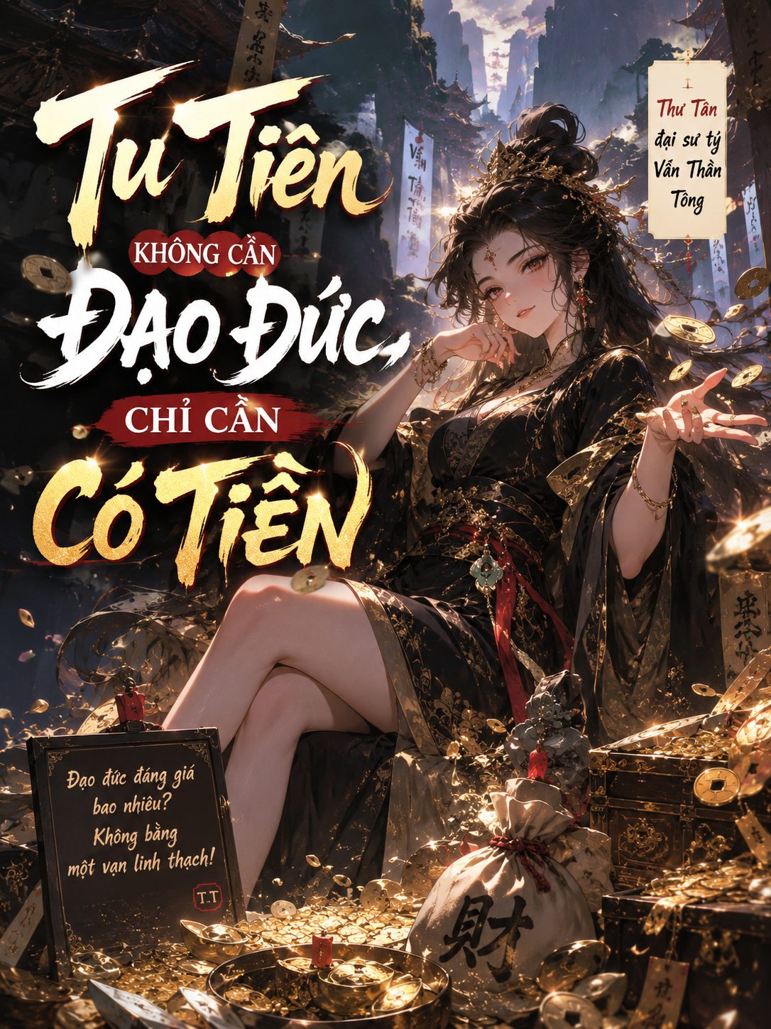 Bìa truyện Tu Tiên Không Cần Đạo Đức Chỉ Cần Tiền