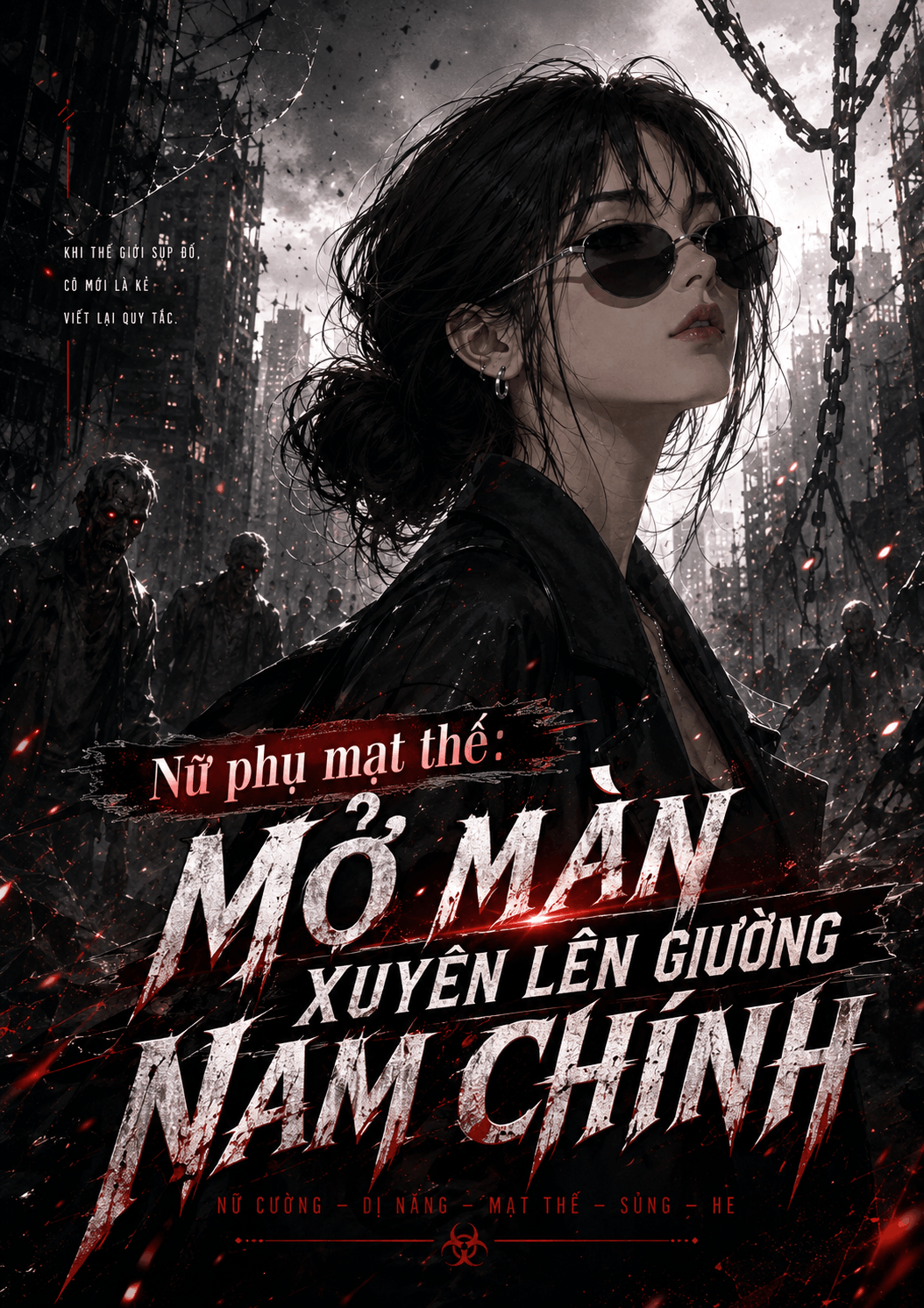 Bìa truyện Nữ Phụ Mạt Thế: Mở Màn Xuyên Lên Giường Nam Chính