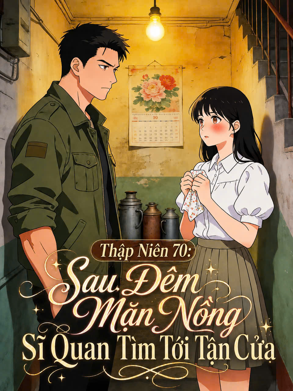 Bìa truyện Xuyên Thập Niên 70: Sau Một Đêm Mặn Nồng, Sĩ Quan Tìm Tới Tận Cửa